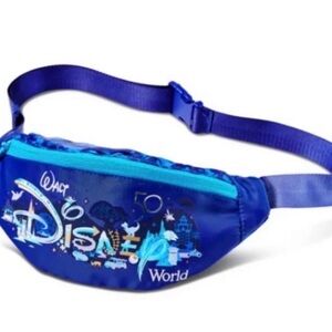 Walt Disney World 50th Anniversary Shoulder Bag Zipper Fanny Pack Hip Pack NWT
